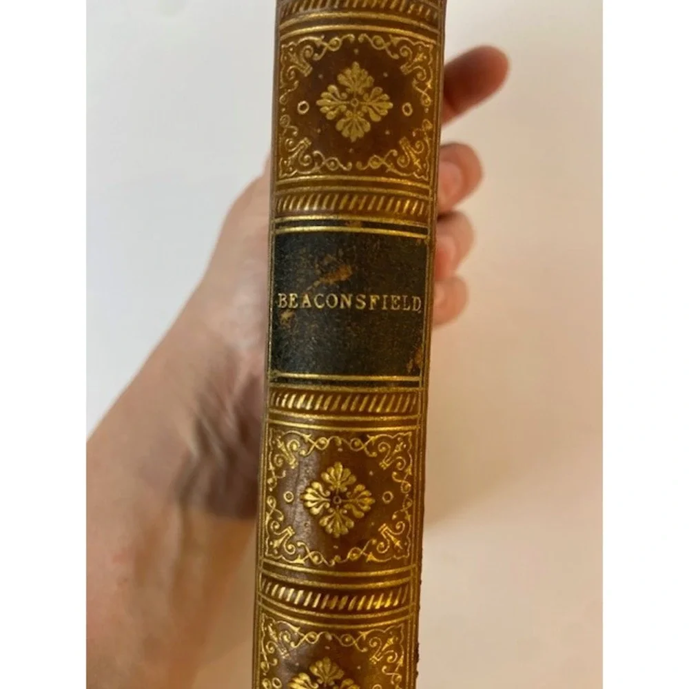 Benjamin Disraeli antique leather